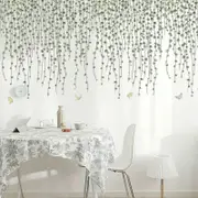Foliage Leaves Butterflies Wall Sticker