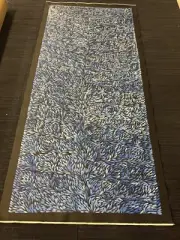 Rayleen Pula Price Aboriginal Art COA Supplied 200cm X 89cm