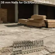 1000x collated concrete nails (38)mm - for Hilti GX3/Gx20/Gx100 Plywood Nails