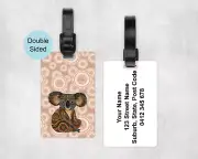 Personalised Aboriginal Luggage Tag Indigenous Luggage Tag Custom Luggage Tag