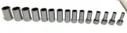 New Snap-on™ 3/8" drive 6 thru 20 mm 6-point Semideep Socket Set 215FSMSY Unused