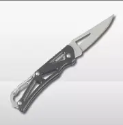 Mini BLACK Pocket Folding Knife Camping Outdoor Fishing Small Keyring Knives EDC