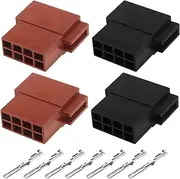 VGOL 4PCS 16 Pin Car Audio Wiring Harness Connector Plug with 32PCS Mini ISO Contacts Terminals Car Stereo Radio Cable Adapter Lead Connector