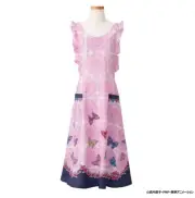 Sailor Moon x ANNA SUI Rose & Butterfly Cross Apron Pink Japan New