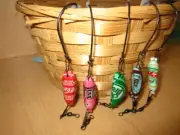 8 pack Assortment Pop Bottle Cap Fishing Lures, Free Shipping, Handmade