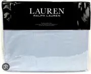 BRAND NEW RALPH LAUREN QUEEN SHEET SET 4PC COTTON FLANNEL BLUE