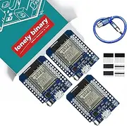 Lonely Binary 3-Pack ESP32 Mini 8MB Double The Flash WiFi Bluetooth Dual Core Development Board Compatible with Arduino (8MB of Flash)
