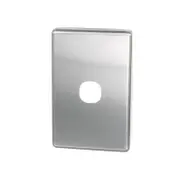 Clipsal C2031C-BA - 1 Gang Brushed Aluminium cover (Classic Series)