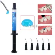 Dentex Dental Temporary Filling Flowable Light Cure Composite Resin Blue 2.5g/PC