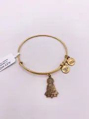 Alex and Ani gold tone Buddha bracelet