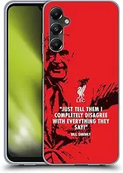 Head Case Designs Officially Licensed Liverpool Football Club Disagree Red Bill Shankly Quotes Gel Case [Military Grade Protection] Compatible with Samsung Galaxy A05s