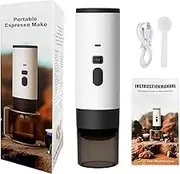 Portable Espresso Maker Compatible with NS Original Capsules and Compatibles, Manually Operated, 18 Bar Small Handheld Coffee Machine for Travel, Camping
