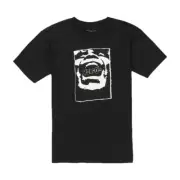 Volcom "Yeller" Short Sleeve Tee (Black) Graphic T-Shirt