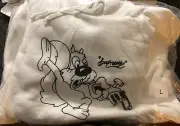 Supreme Lee Quinones Hooded Sweatshirt - White Size Large SS18