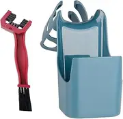 Cycle Chain Oil Storage Tool - Motorcycle Cycle Oil Storage Tool Box | Oil Pollution Storage Box Lubricant Cleaner Agent | Cycling Chain Cleaning Tool With Brush | Cycling Maintenance Accessories