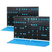Wall Mounted Rack Tools Steel Garage Board - 108 Storage Bins