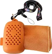Bamboo Microfiber Towel & Silicone Pod – Cooling towel/ neckband/ headband/
