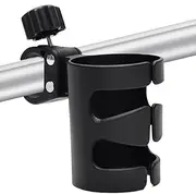 Toddler Stroller Drinks Pram Cup Holder - Wheelchair Cup Holder | Coffee Cup Holder for Pram, Shock-Proof Stroller Bottle Holder Stroller Accessories Cup Holder for Stroller, Wheelchair, Walker