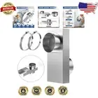 Compact Adjustable Dryer Vent Periscope with Clamps for Tight Spaces - Aluminum