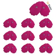 Large Pink Snap On Reusable Self-Adhesive Replacement Tens Unit Electrode Pads