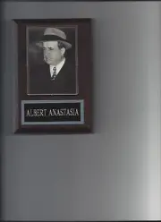 ALBERT ANASTASIA PLAQUE MAFIA ORGANIZED CRIME MOBSTER MOB