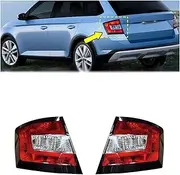 Automotive Replacement Tail Lamps For S&koda Fabia 2015 2016 2017 Car Accessories Rear Bumper Tail Light Signal Lamp Warning Brake Taillight Housing Without Bulbs MKYKEGEAVF(1)