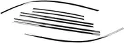 Jodriva Window Door Seals Car Weatherstrips Moulding Trim Belt Window Seal, for A4 RS4, for Avant 2017 2018 2019 2020 2021 2022 2023 Car Door Weather Strip