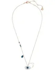 [Swarovski] Symbolica Pendant Evil Eye Mixed Metal Finish in Blue