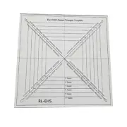 Easy Half-Square Triangles Template Quilting Ruler Quilting Templates #RL-EHS