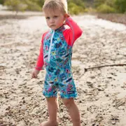 All-In-One Snap Sunsuit - Bush Wonderland