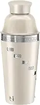 OGGI Dial A Drink Cocktail Shaker - Warm Gray, 15 Recipes, Built in Strainer, 34 oz - The Original and Only Dial A Drink - Ideal Home Bar Drink Mixer, Bartender Kit, Essential Bar Accessories