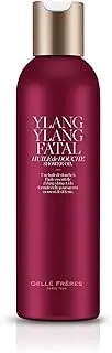 GELLÉ FRèRES Shower Oil - Moisturising Shower for Sensitive and Damaged Skin, Gentle Cleansing Soothes the Skin, Women Shower Gel with Ylang Ylang Fragrance, Made in France, 200 ml