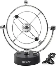 ThinkTop Kinetic Art Asteroid, Educational Physics Mechanics Science Toy Kinetic Art Milky Way Orbital Electronic Perpetual Motion Desk Home Decor