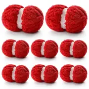 8 Pack Chunky Yarn for Hand Knitting - Chenille Yarn for Crocheting - 224 Yds...