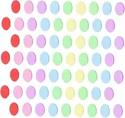 SUPVOX 300Pcs Transparent Colored Bingo Markers Game Counters for Math Learning Sorting Grouping and Counting Fun Bingo Accessories for