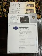 Lot 4 Creative Memories Black 12x12 Scrapbook Refills RCM-12BL 2000 12FC 12BP