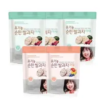 在飛比找PChome24h購物優惠-韓國 bebefood寶寶福德 糙米餅 5入組(蔬菜*3水果