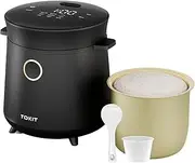 [TOKIT] 1.5L Mini Rice Cooker for 1-2 People - 9 Functions, 24H Timer, Non-Stick Ceramic Inner Material, Ideal for Home, Bedroom and Outdoor