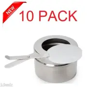 10 PACK Chafer Fuel Holder Chafing Buffet Sterno Holder with cover NEW