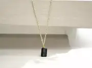 Black Tourmaline crystal jewellery Necklace HANDMADE BY TBOS