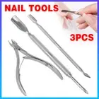 3PCS Manicure Pedicure Tool Set Nail Care Kit for Dead Skin Removal Essentials