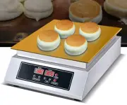 Electric Dorayaki Baker Pancake Maker Souffle Making Machine Single Plate 110V