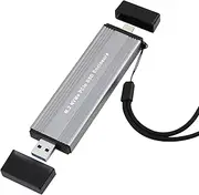 M.2 NVME PCIe SSD Enclosure Case with USB C 3.1 Gen 2 USB3.0 to M.2 M Key HDD Enclosure for 2230 2242 2260 2280
