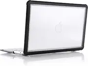 STM Dux, Ultra-Protective case for MacBook Air M1 & Retina 2020/2018 Models- Black (stm-122-293MW-01)