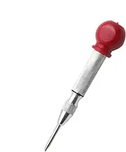 Spring Loaded Center Punch - Glasses Window Spring Punch Tool - Heavy Duty Woodworking Supply Breaker for Home, Studio, Workshop, Factory