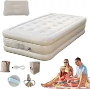 Sleeping Pad for Camping - Ultra-Thick Camping Mattress with Built-in Pump | Thickened Portable Air Mattress Bed for Tent Backpacking Hiking Outdoor | Portable Luxury Sleeping Pad