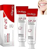 SP-10 Probiotic Whitening Toothpaste, Deep Cleaning Care Toothpaste, Oral Probiotics Adult Kids Strong Teeth Protection, Ultra Whitening & Stain Removal, Sensitive Teeth Care (2PCS)