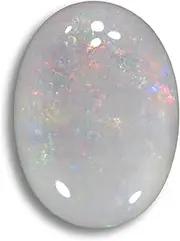 [KUSHMIWAL GEMS] 14.25 Ratti 13.00 Carat Opal Stone Certified Natural Fire AA++ Quality White Astrological Australian Opal Loose Gemstone, Free, Loose Gemstone, Opal, Free, Loose Gemstone, Opal