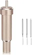 Premium Fine-Cut Blade Knife Blade with Housing Replacement Blades with 30° Blades 45° Blades and 60° Blades Premium Fine Cut Blade + Gold Case Compatible with Cricut Explore 3, Maker