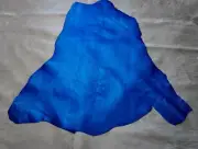 Metallic Blue Kangaroo Leather - Great for Craft